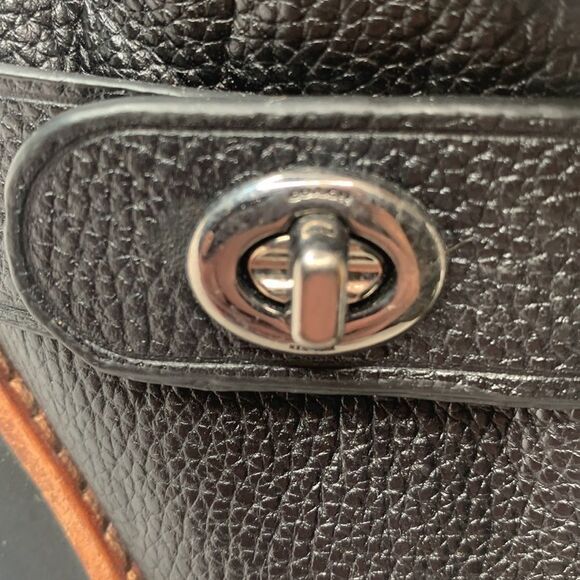 Coach Urban Hiker black leather shearling lined hiker ankle boots - Picture 4 of 9